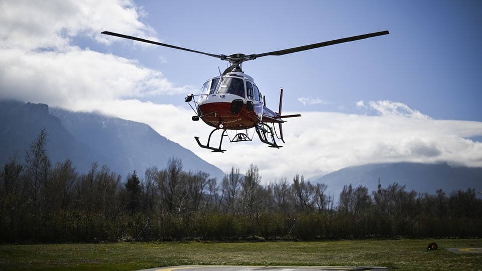 Helikopterabsturz in Norditalien.
