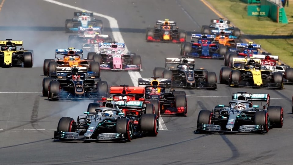 Autos da F1.