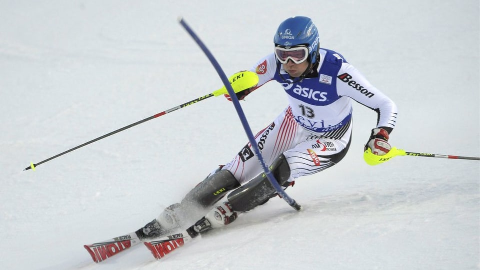 Il victur olimpic e campiun mundial Benjamin Raich chala.