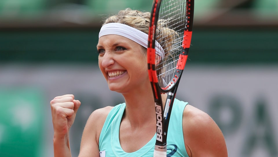Timea Bacsinszky al French Open da Paris