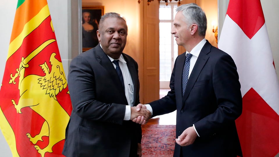 Mangala Samaraweera e Didier Burkhalter