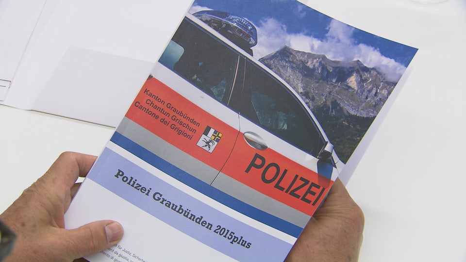 Il rapport «Polizia dal Grischun 2015plus».