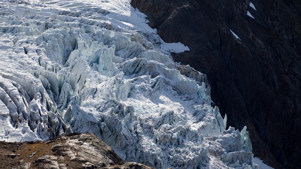 In toc dal glatscher Trift smanatscha da rumper giu.