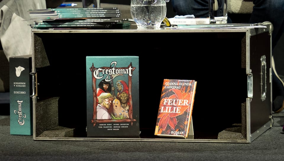 Die Comics Il Crestomat und der Roman Feuerlilie.