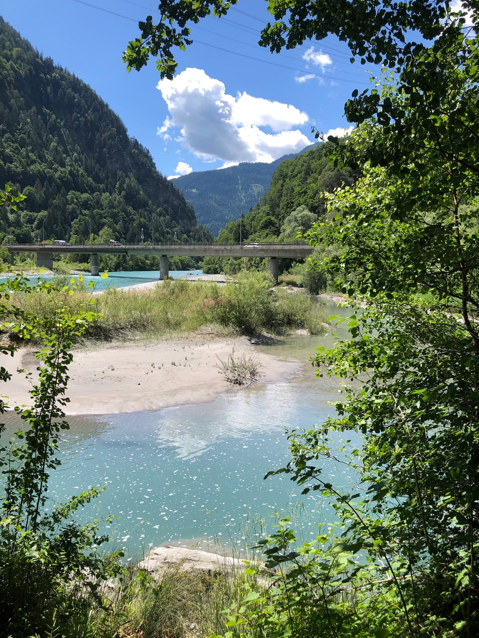 Picnic en la Valragn en vischinanza da Bonaduz