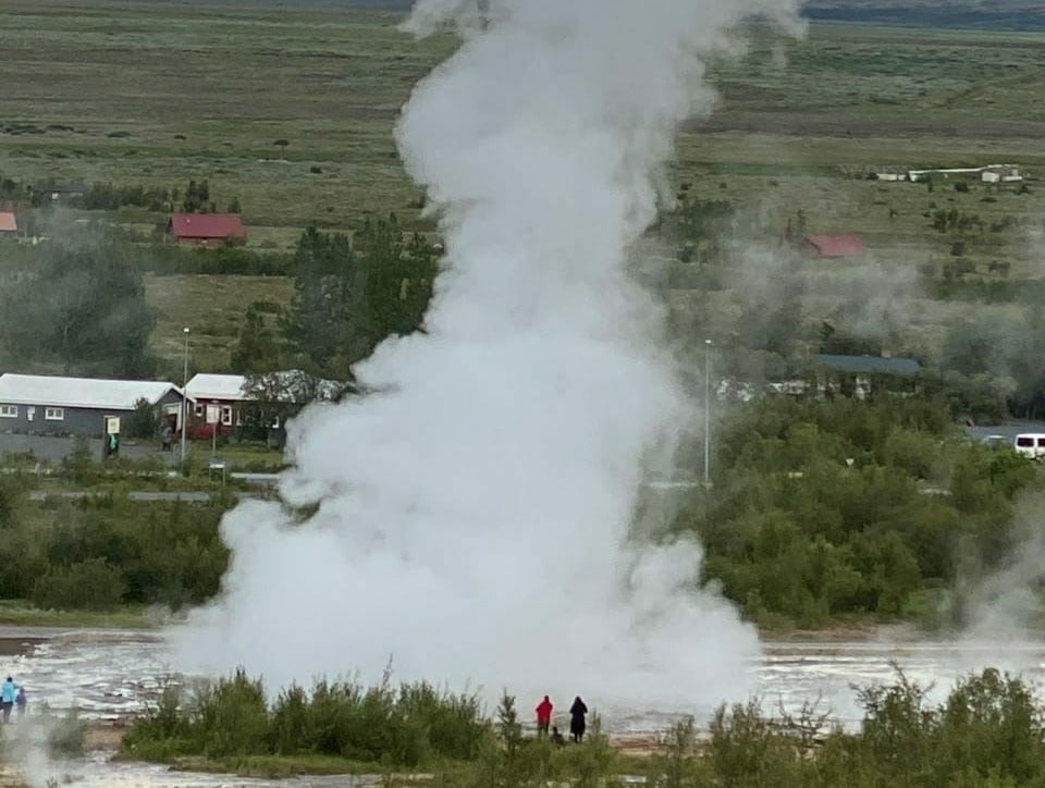 Purtret dad in geysir