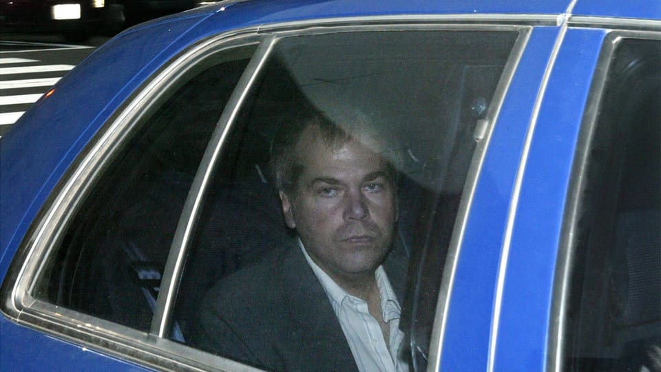 John Hinckley il 2003 sin via a la dretgira districtuala a Washington.