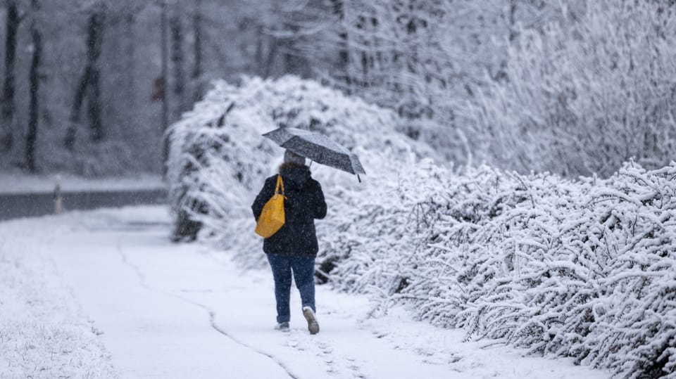 Schnee auf den Strassen