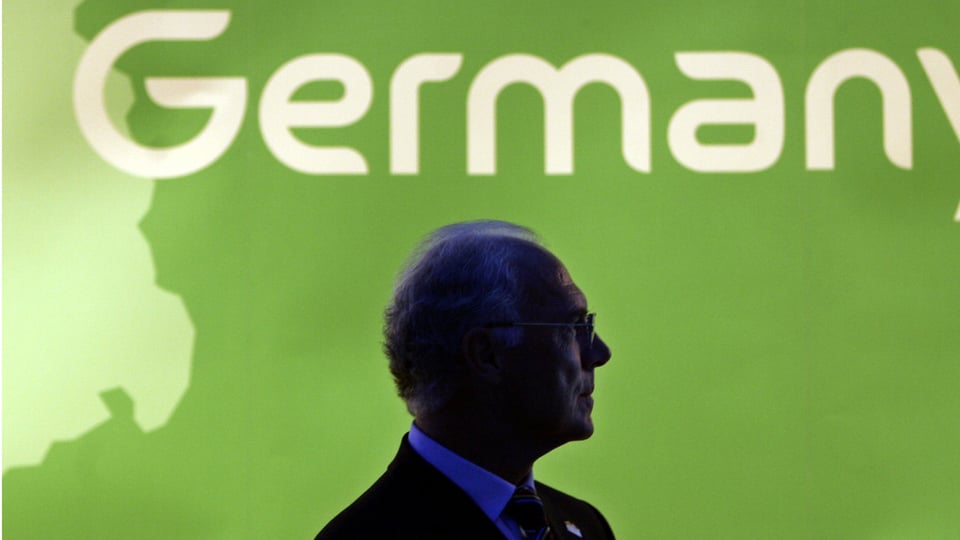 Franz Beckenbauer avant ina paraid.