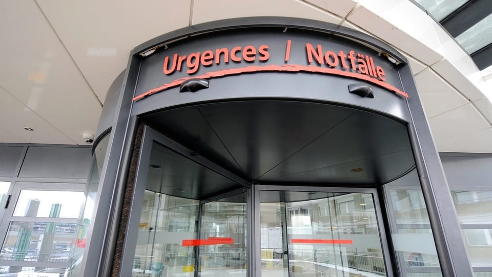 Entrada d'urgenza d'in ospital. 
