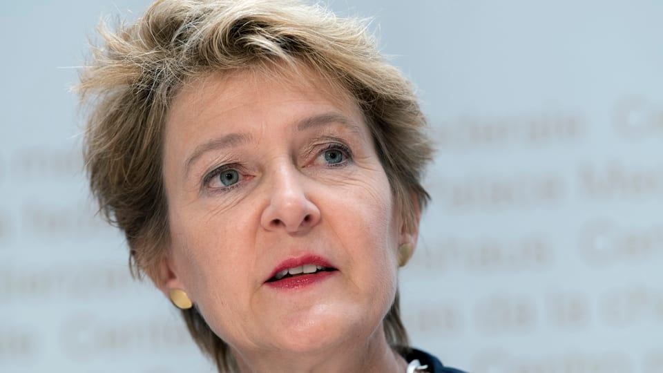purtret da la cussegliera federala Simonetta Sommaruga