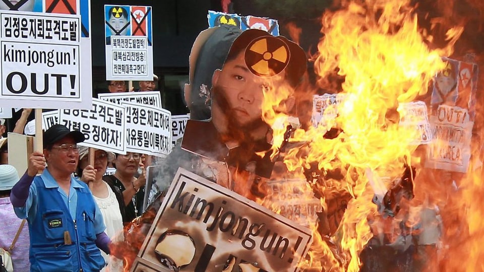 Protests cunter Kim Jong Un en la Corea dal sid.