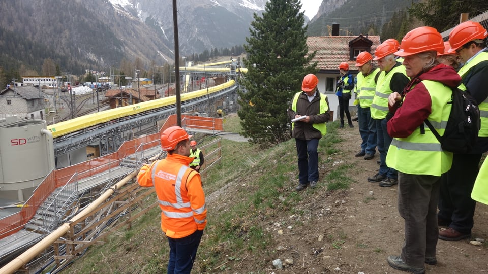 L'interess medial per il plazzal dal tunnel da l’Alvra è grond.