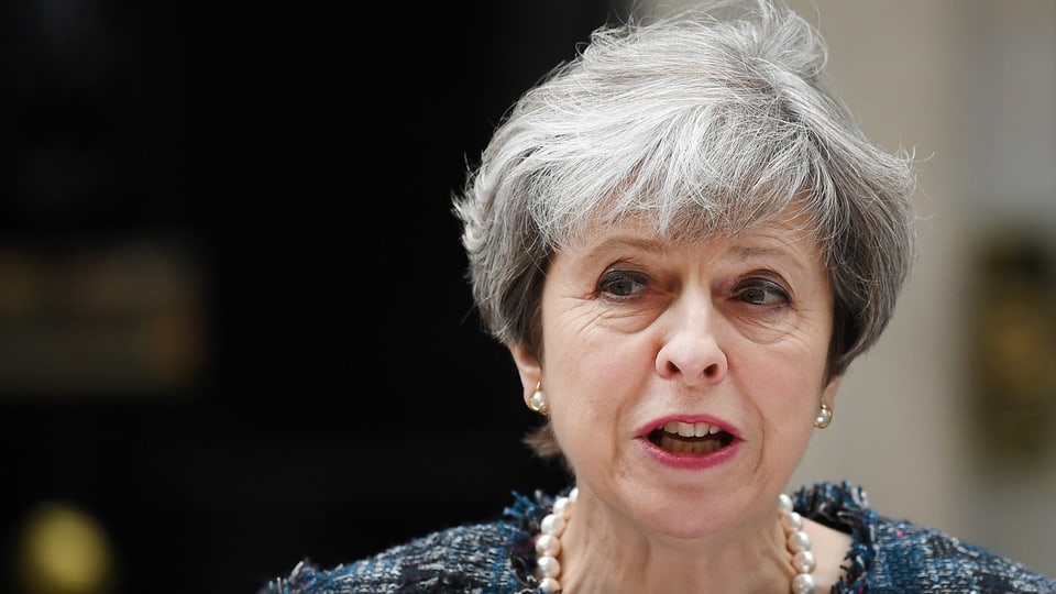 Purtret da Theresa May. 
