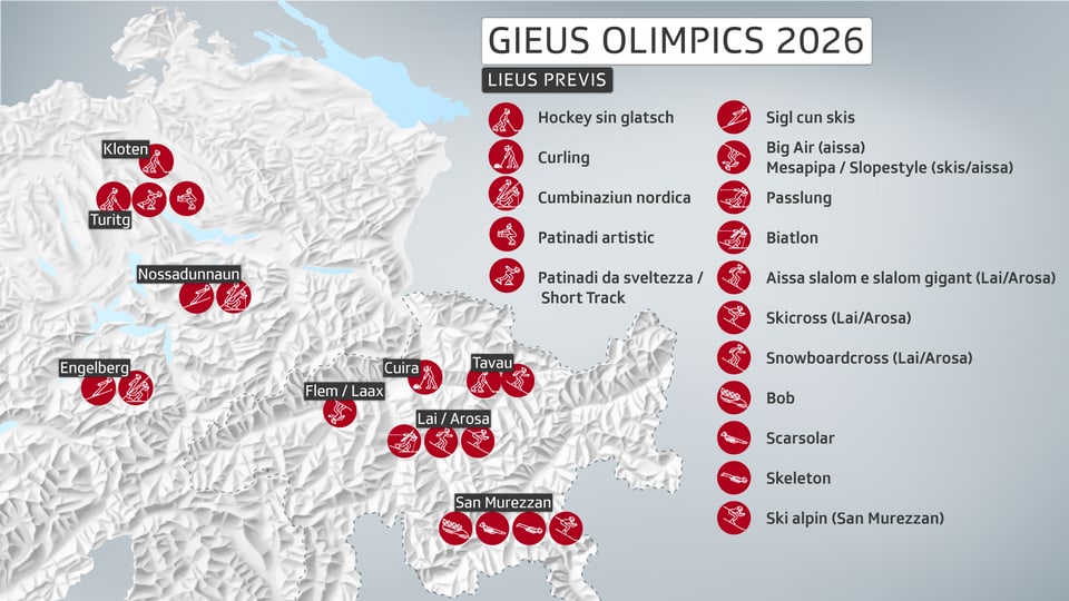 Mezdi: Gieus olimpics 2026, Messadi da la regenza