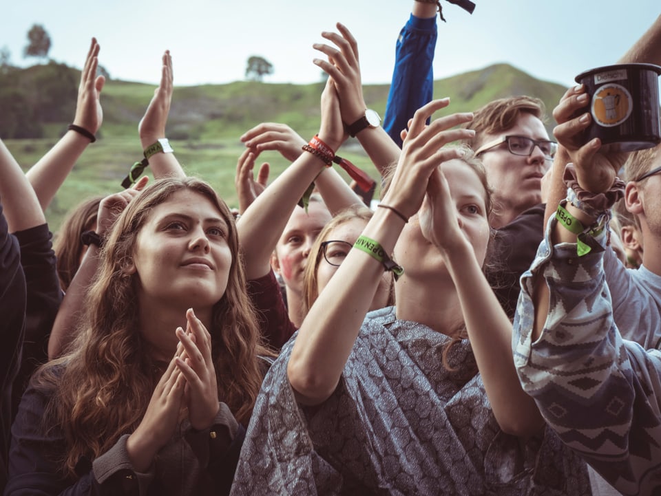 Il publicum giauda il Openair Lumnezia