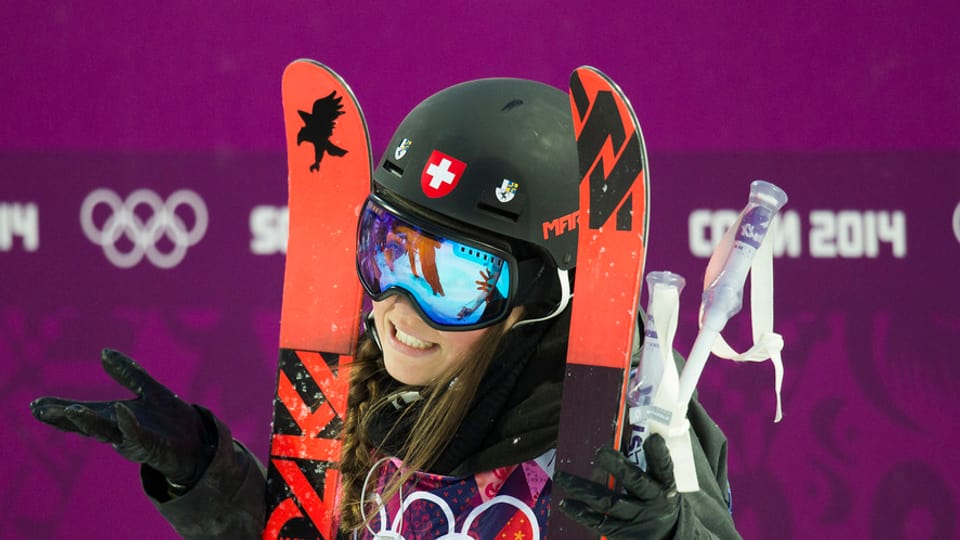 Nina Ragettli als gieus olimpics a Sotchi il 2014.