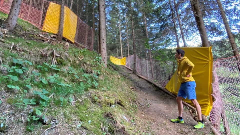 La passascha clav da la cursa da mountainbike.