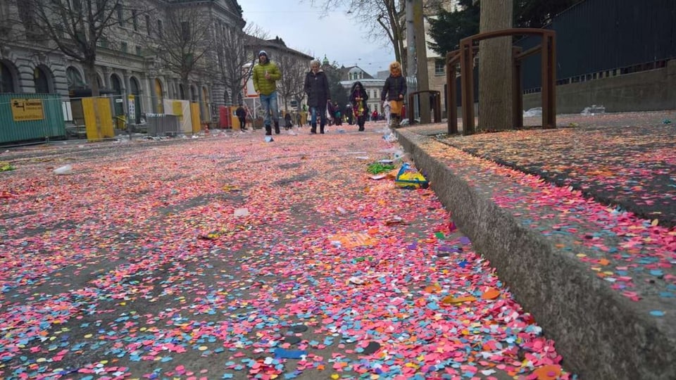 La Grabenstrasse suenter il til tras Cuira.