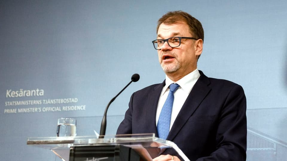 Il primminister da la Finlanda, Juha Sipilä.