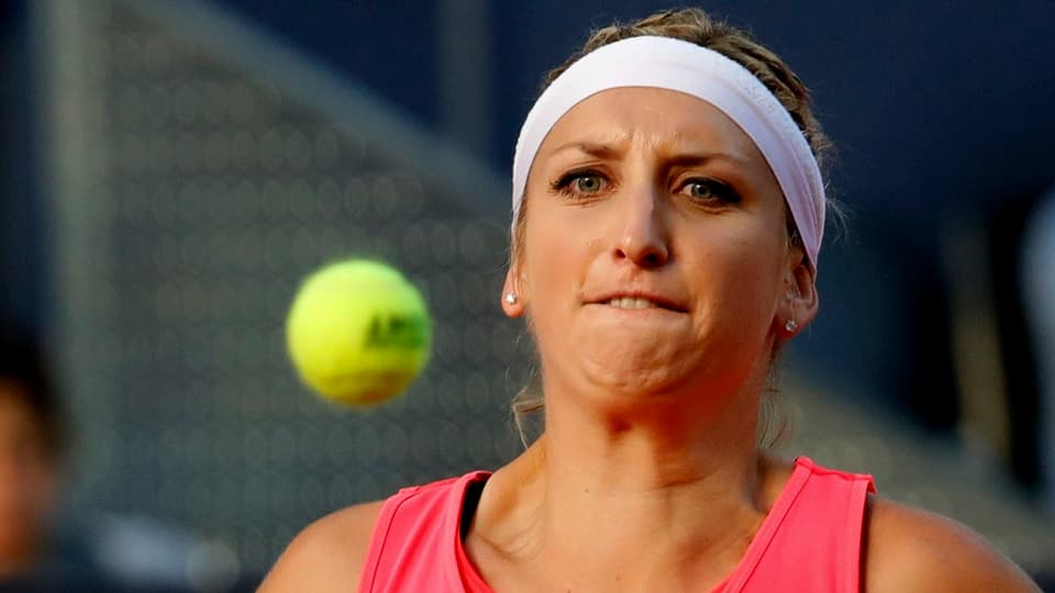 La giugadra da tennis Timea Bacsinszky en acziun.