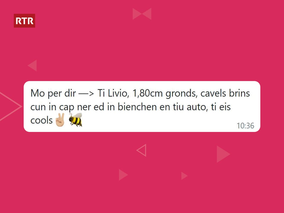 Livio mit dem schwarzen Cap und dem Bienchen im Auto, du bist cool.