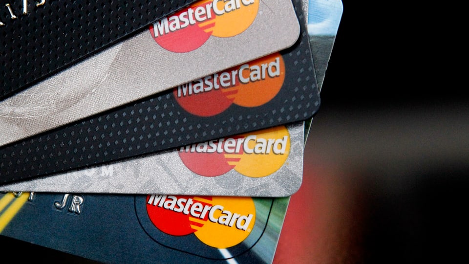 Cartas da credit Mastercard.