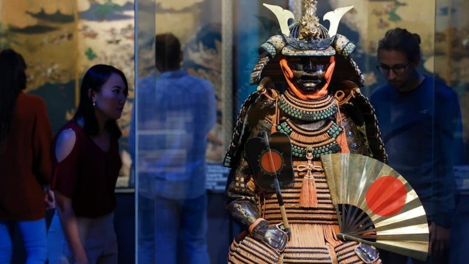 Davart il «Mitos Samurai» en il Museum istoric da Berna 