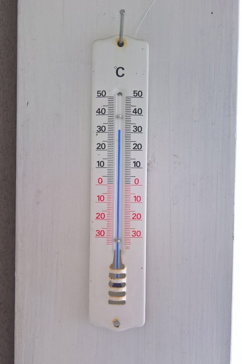 Purtret d'in termometer che mussa 33 grads. 