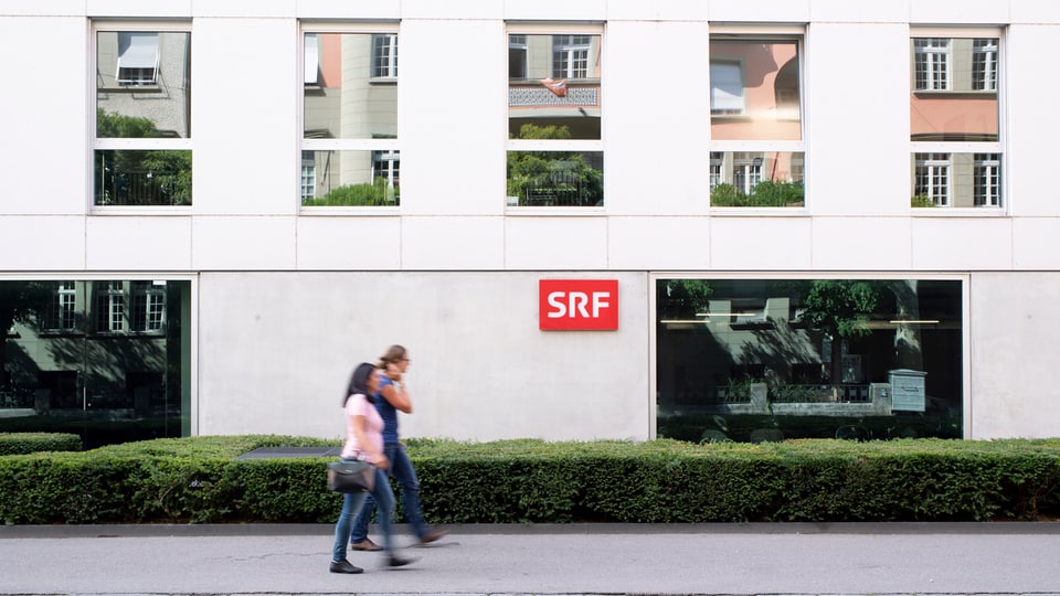 Il studio da SRF a Berna.