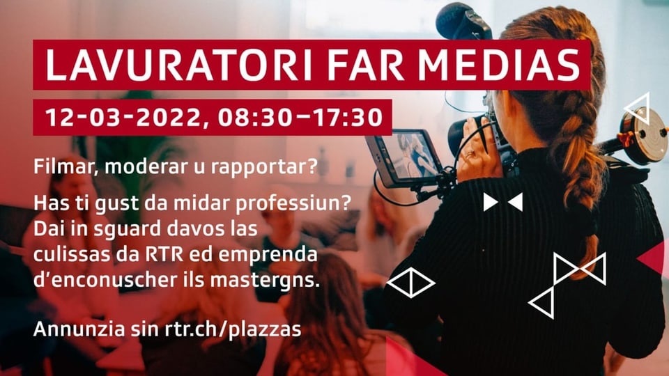 dunna cun camera guarda or dal maletg