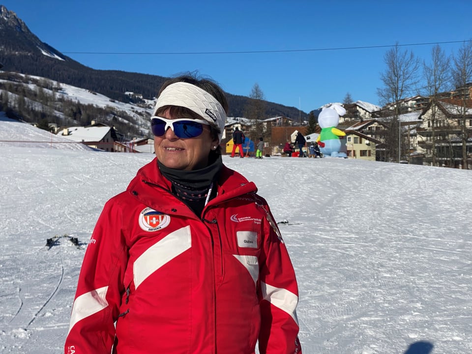 Giuliana Casparin, scolasta da skis.