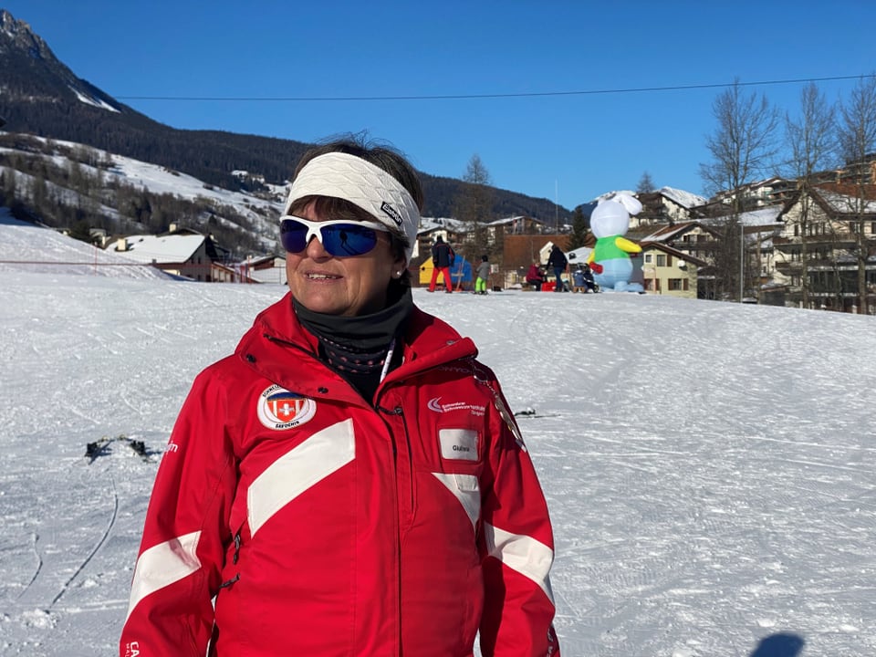 Giuliana Casparin, scolasta da skis.