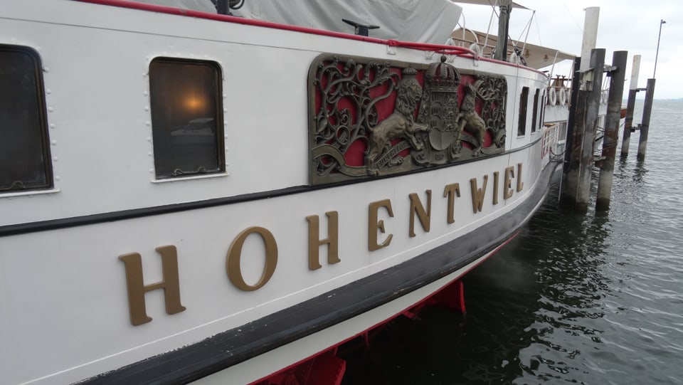 La vopna dal retg Wilhelm II da Württemberg, l’emprim proprietari da la Hohentwiel.