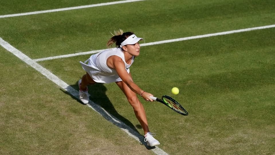 La giugadra da tennis Belinda Bencic.