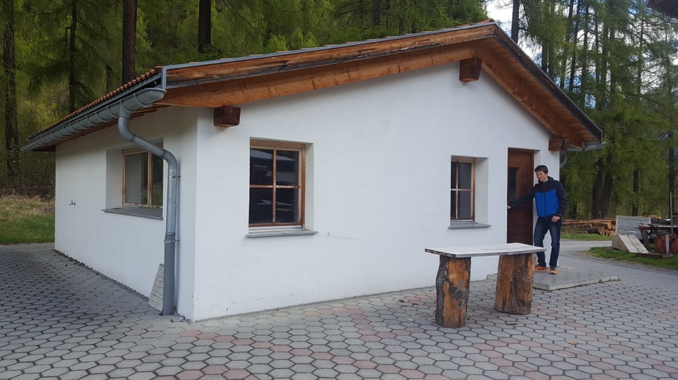 Il nov center per la giuventetgna da la Val Müstair. Riet Scandella (iniziant) spetga cun brama sin l'avertura