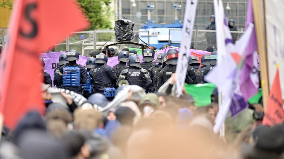 Demonstrationen am 1. Mai in Basel