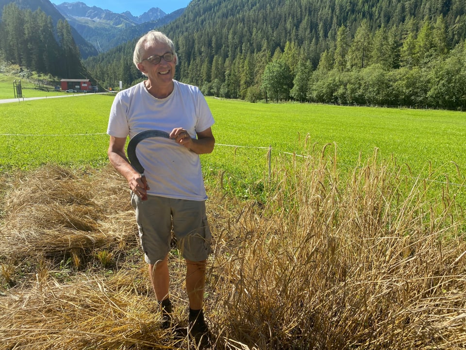 Il biolog da la val Alvra Peer Schilperoord.