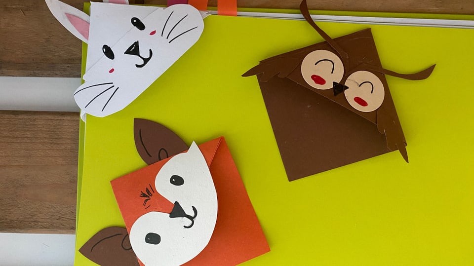 Lesezeichen Bastelanleitung Kinder