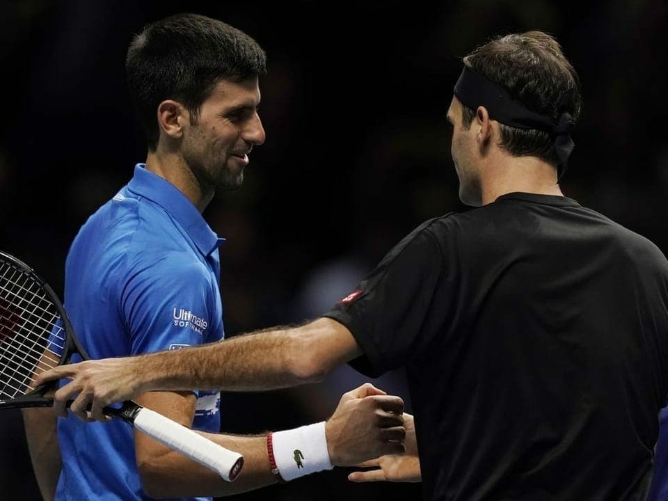 Djokovic e Federer 