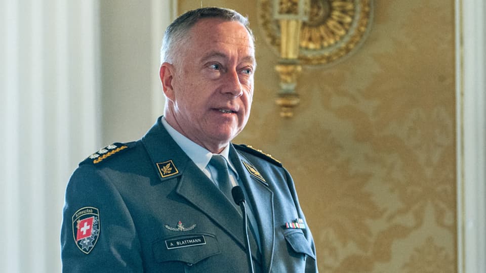 Il schef da l'armada svizra, André Blattmann.