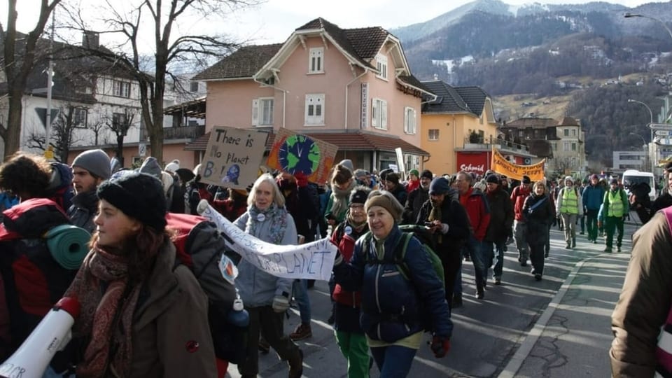 Foto da demonstrants