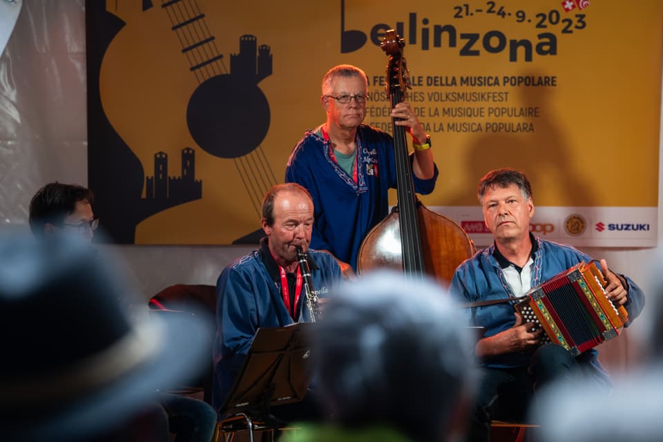 Eindrücke des zweitenFesttages am Schweizerischen Volksmusikfest 2023 in Bellinzona.