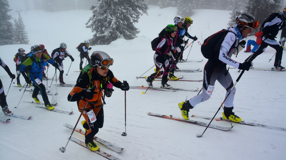 Curriders durant la Trofea Péz Ault 2015.