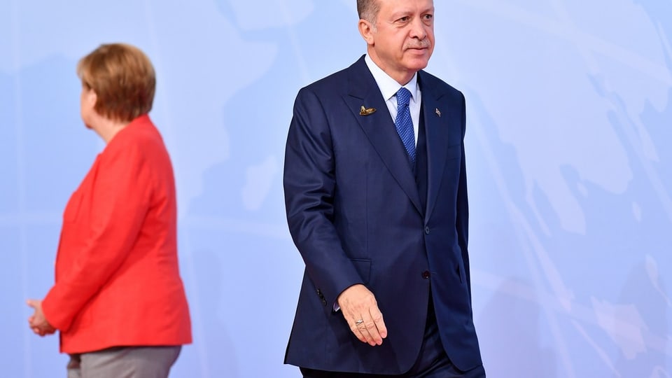 Merkel ed Erdogan.
