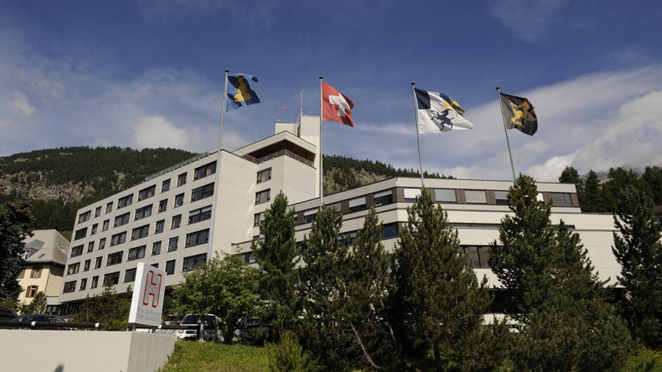 L'ospital regiunal a Samedan.