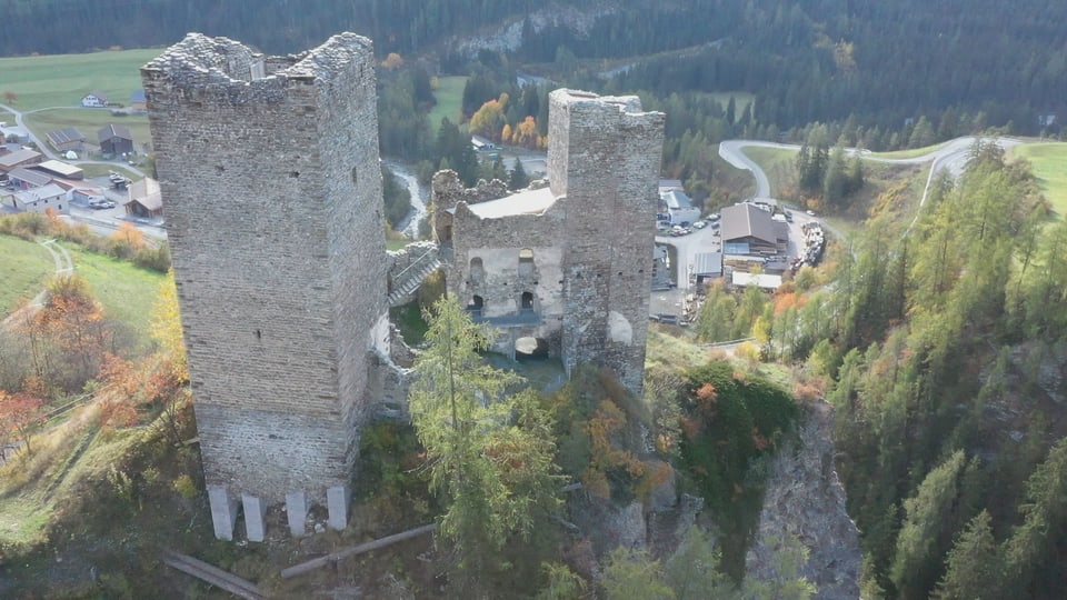 vista da surengiu sin la ruina da Tschanüff