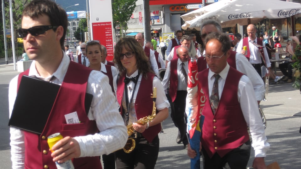 Impressiun da la Festa chantunala da musica 2013 a Cuira.