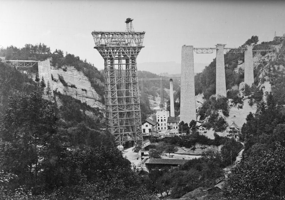 La punt persa per il viaduct da la Sitter 