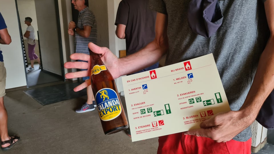 Zwei Erinnerungsstücke die mit nach Hause genommen werden. 